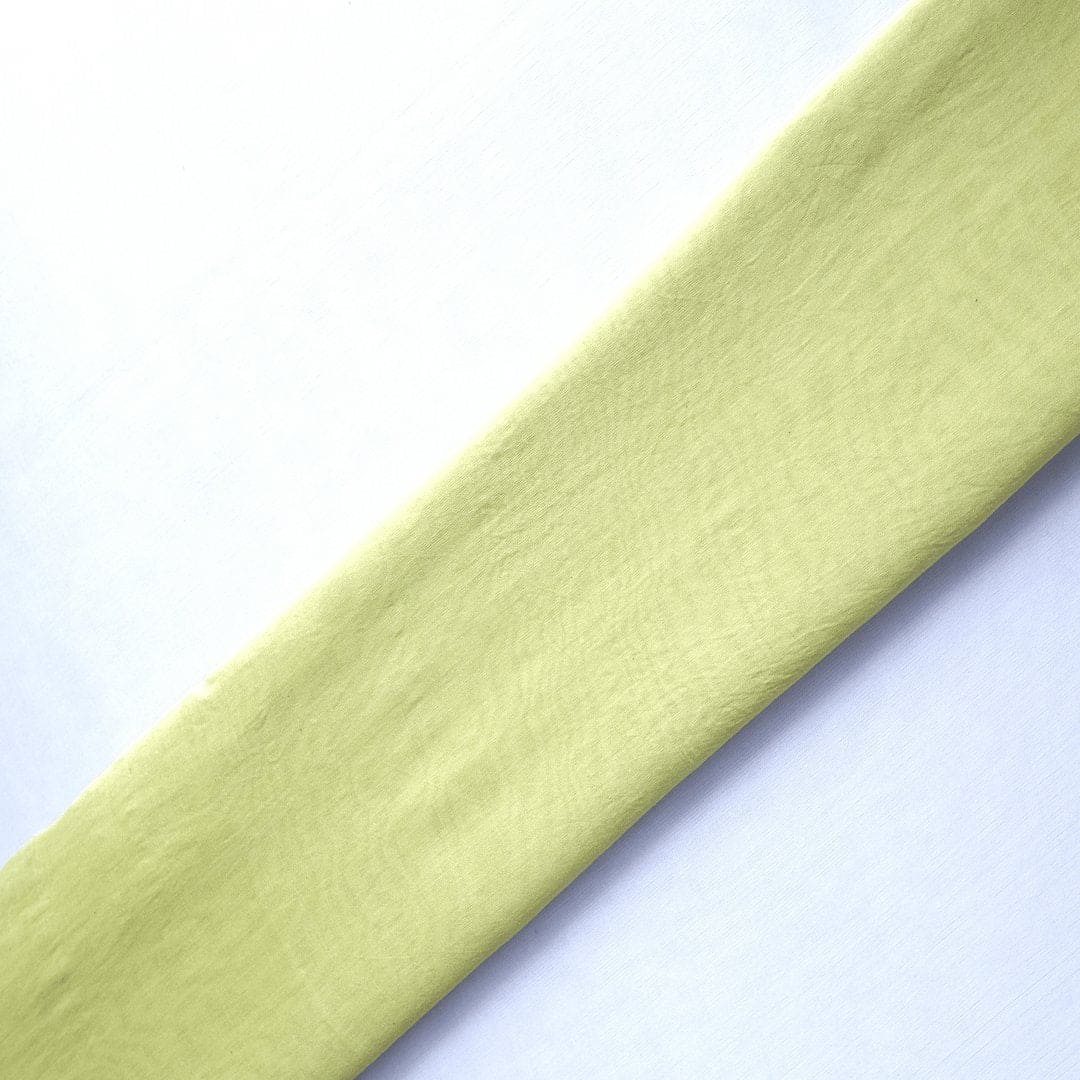 Cotton Silk Fabric - Leafy Green - Charkha TalesCotton Silk Fabric - Leafy Green