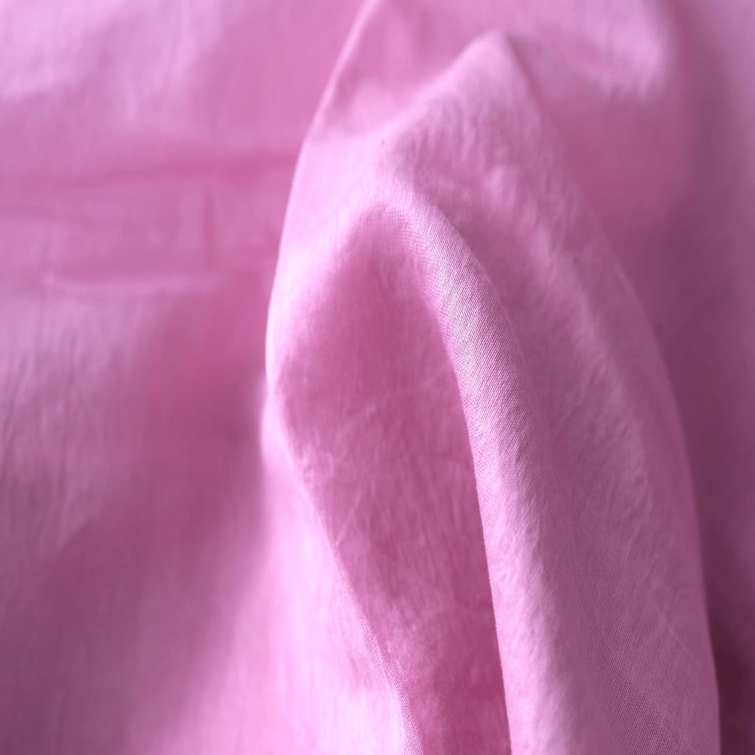 Cotton Silk Fabric - Pink - Charkha TalesCotton Silk Fabric - Pink