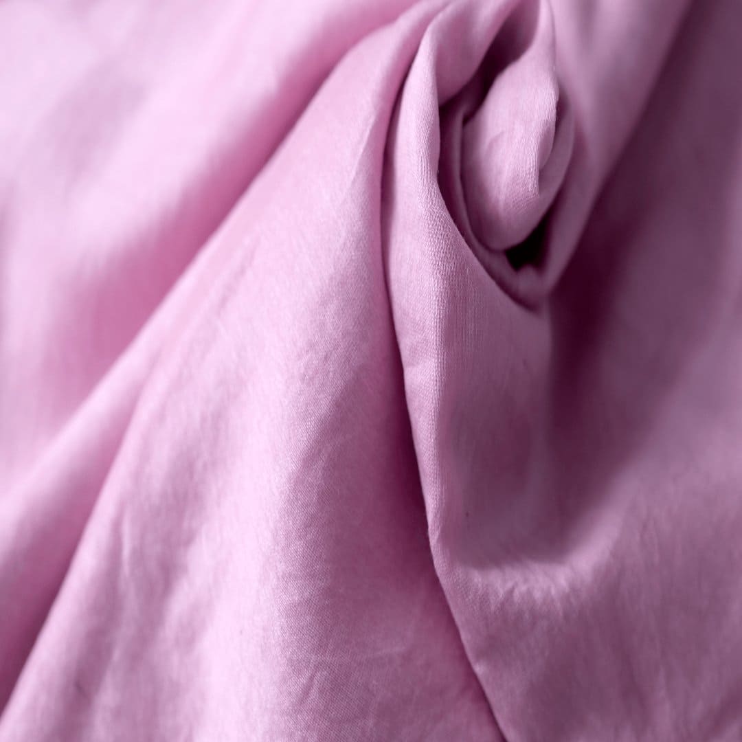 Cotton Silk Fabric - Pink - Charkha TalesCotton Silk Fabric - Pink