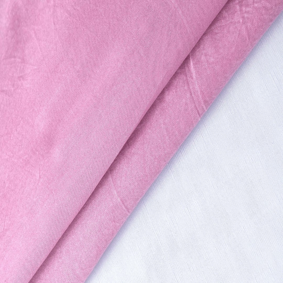 Cotton Silk Fabric - Pink - Charkha TalesCotton Silk Fabric - Pink