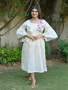 Dainty Dazzel Dress - Off-White