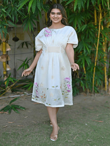 Dainty Dazzel  Kaftaan Dress - Off-White