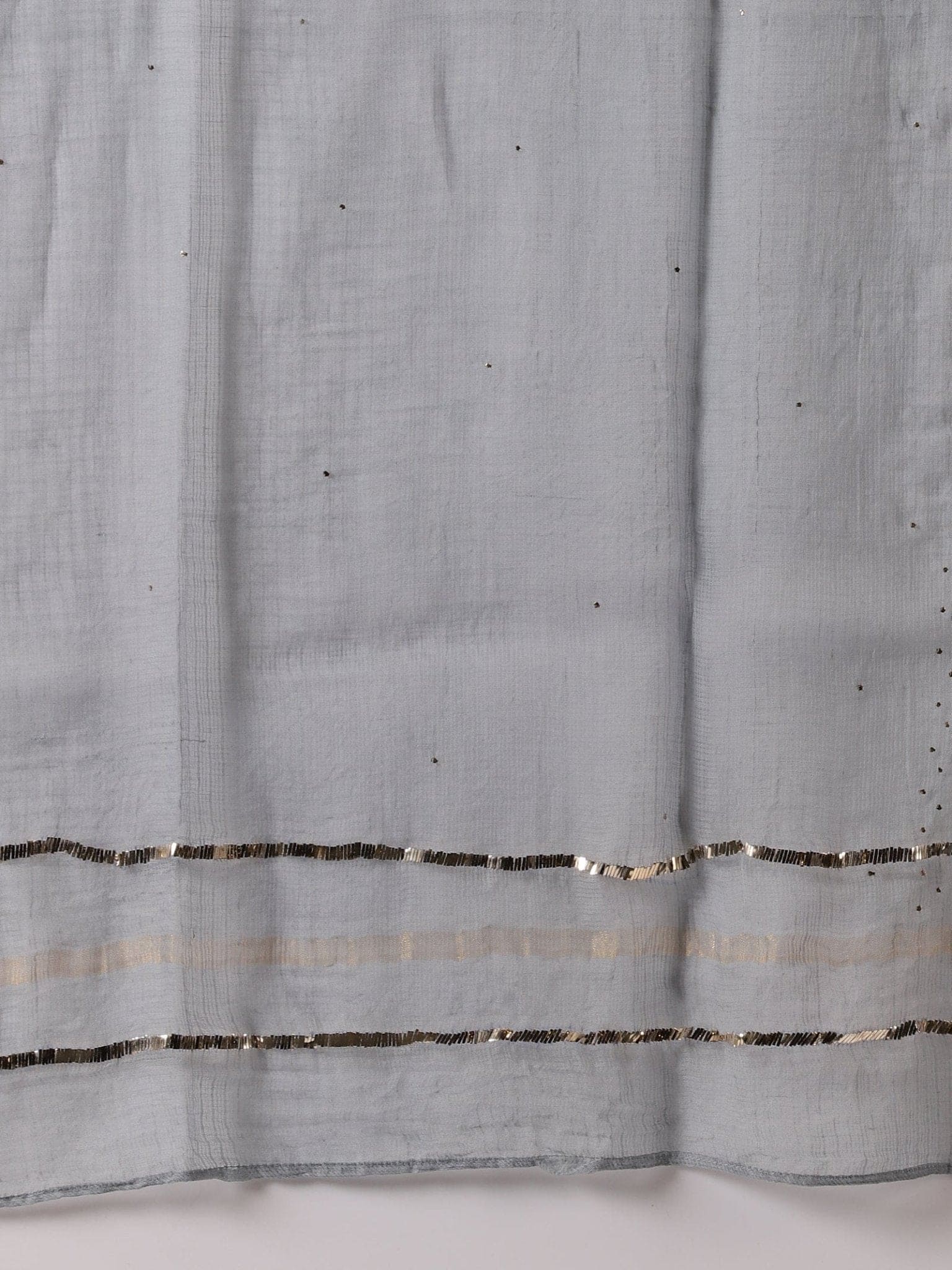 Embroidered Chikankari Kurta Set - Grey - Charkha TalesEmbroidered Chikankari Kurta Set - Grey