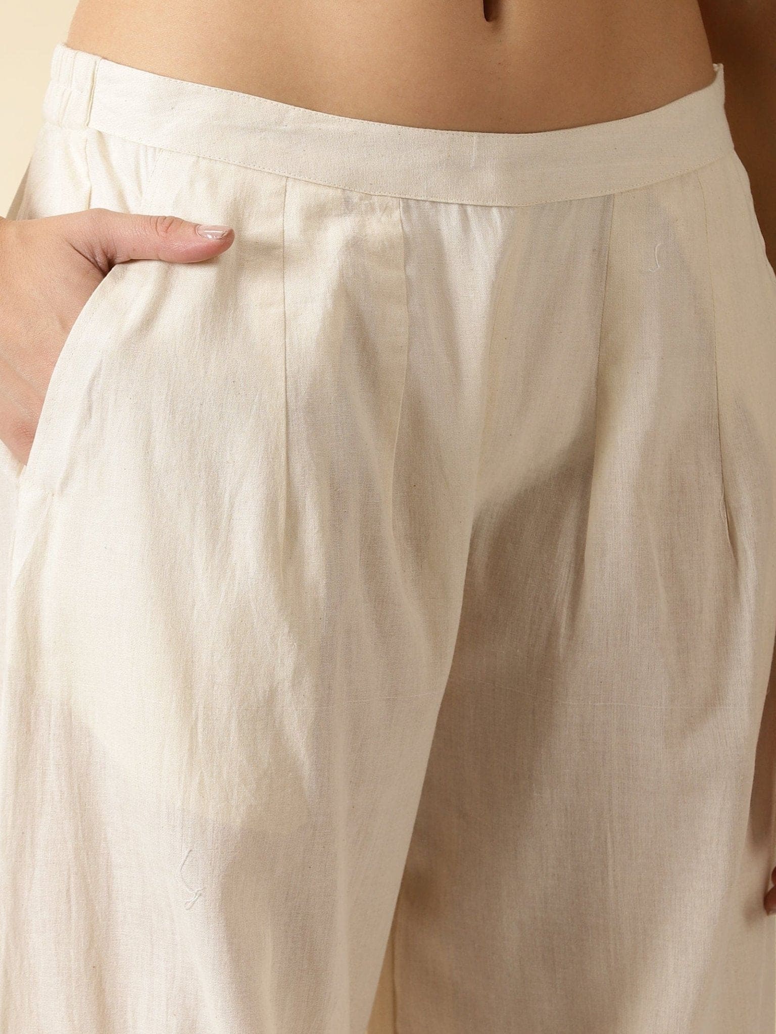 Embroidered Chikankari Kurta Set - Grey - Charkha TalesEmbroidered Chikankari Kurta Set - Grey