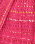 Fusia Pink Lurix Cotton Fabric - Charkha TalesFusia Pink Lurix Cotton Fabric