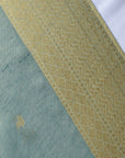 Grey Banarsi Butte Silk Fabric - Charkha TalesGrey Banarsi Butte Silk Fabric
