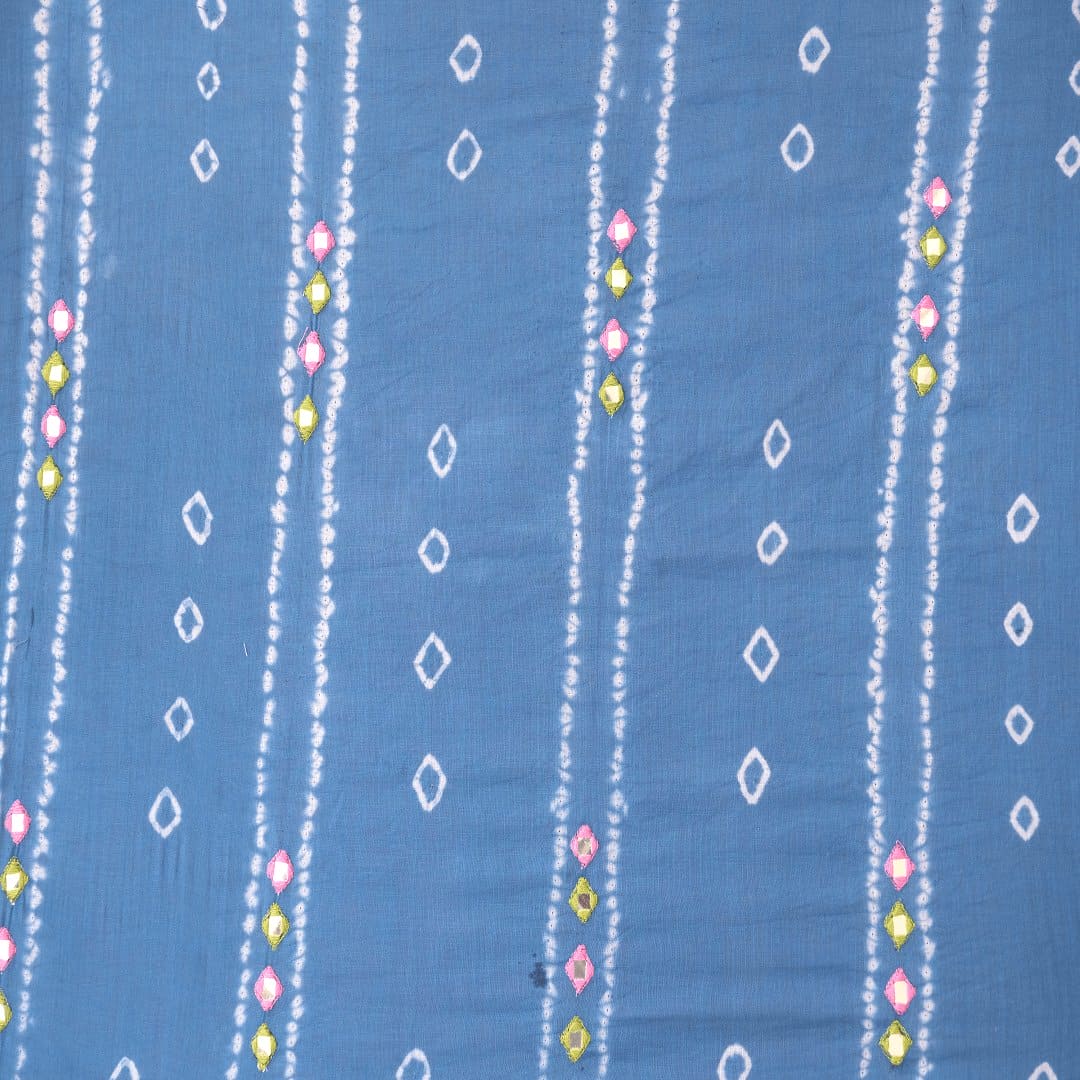 Hand Tie - dye Fabric - Cobalt - Charkha TalesHand Tie - dye Fabric - Cobalt