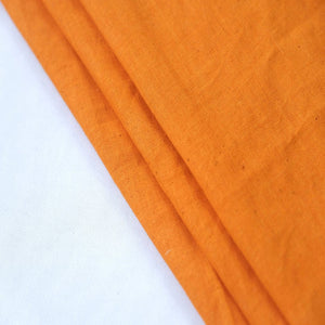 Khadi Cotton Fabric - Yellow