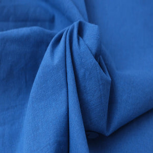 Khadi Fabric - Royal Blue