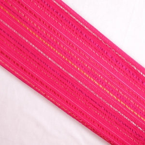 Lurex Cotton Fabric - Pink