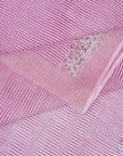 Pink Block Printed Kota Dupatta - Charkha TalesPink Block Printed Kota Dupatta