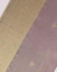 Purple Banarsi Butte Silk Fabric - Charkha TalesPurple Banarsi Butte Silk Fabric