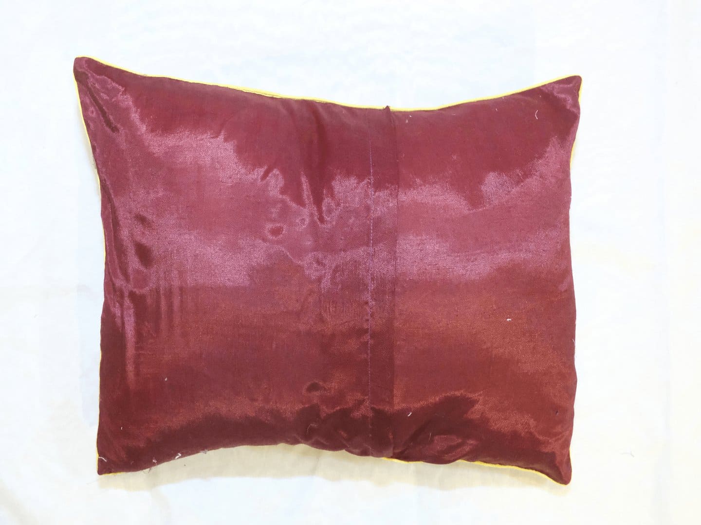 Purple Beaded Cushion Cover - Charkha TalesPurple Beaded Cushion Cover