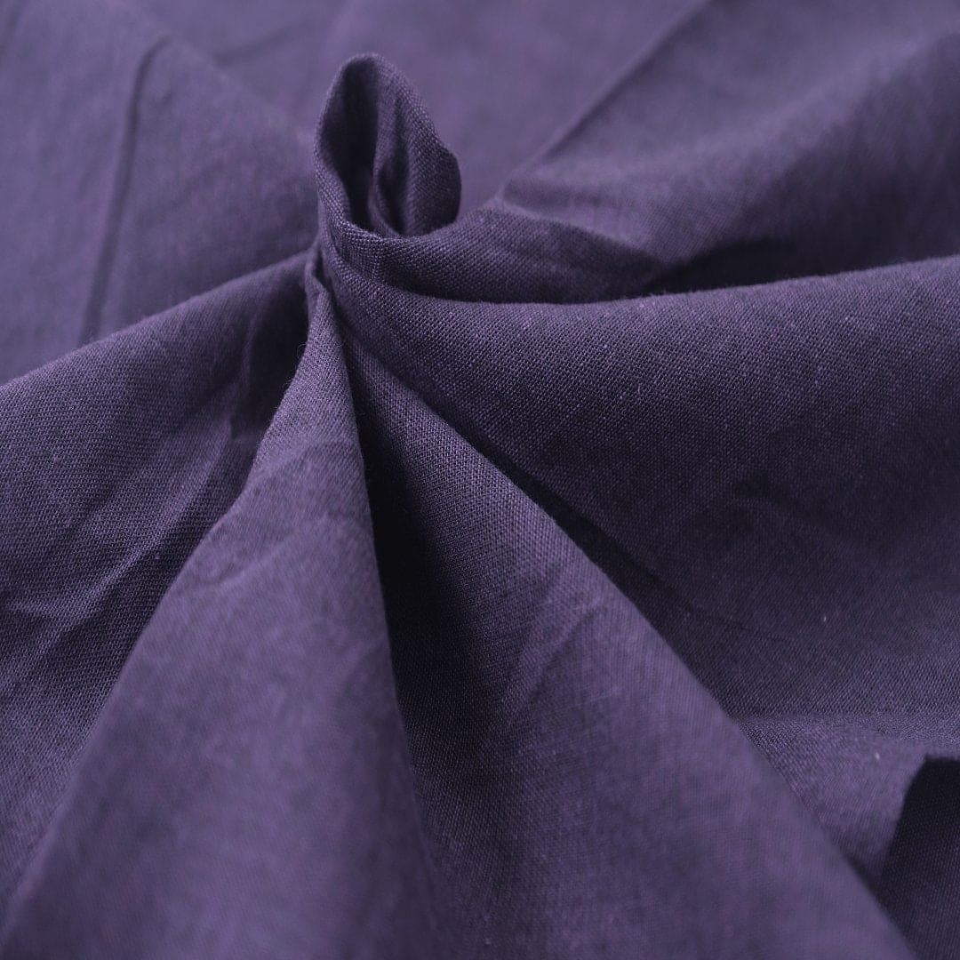 Purple Cotton Fabric - Charkha TalesPurple Cotton Fabric