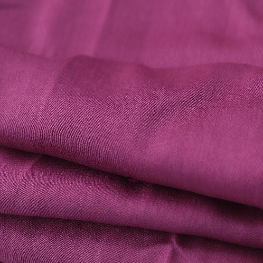 Purple Cotton Silk Fabric - Charkha TalesPurple Cotton Silk Fabric