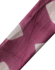 Purple Tie Dye Silk Chanderi Fabric - Charkha TalesPurple Tie Dye Silk Chanderi Fabric