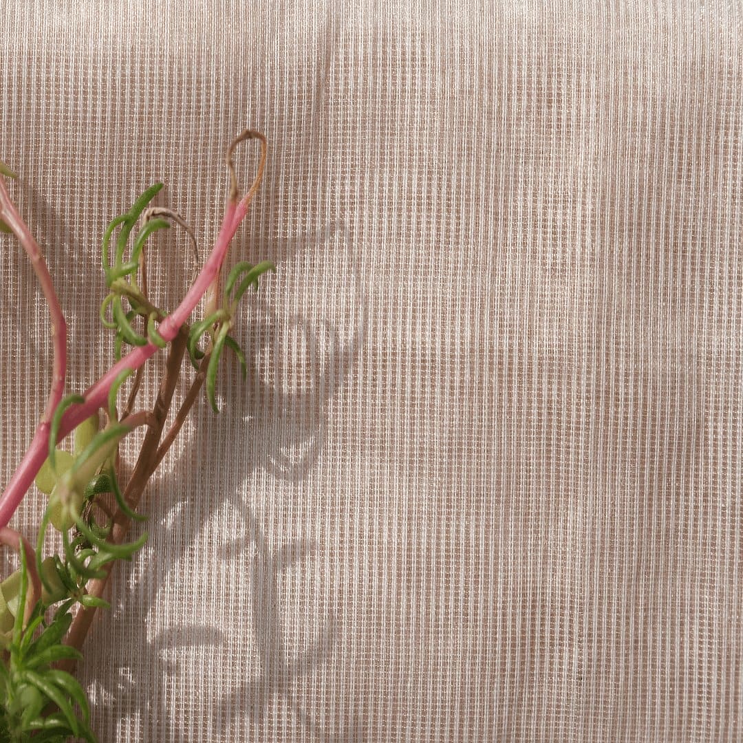 Stripes Pure Silk Fabric - Off - White - Charkha TalesStripes Pure Silk Fabric - Off - White