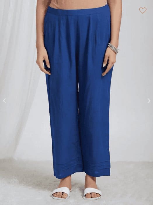 Tie & Dye Crush Cotton Co - Ord Set - Blue - Charkha TalesTie & Dye Crush Cotton Co - Ord Set - Blue