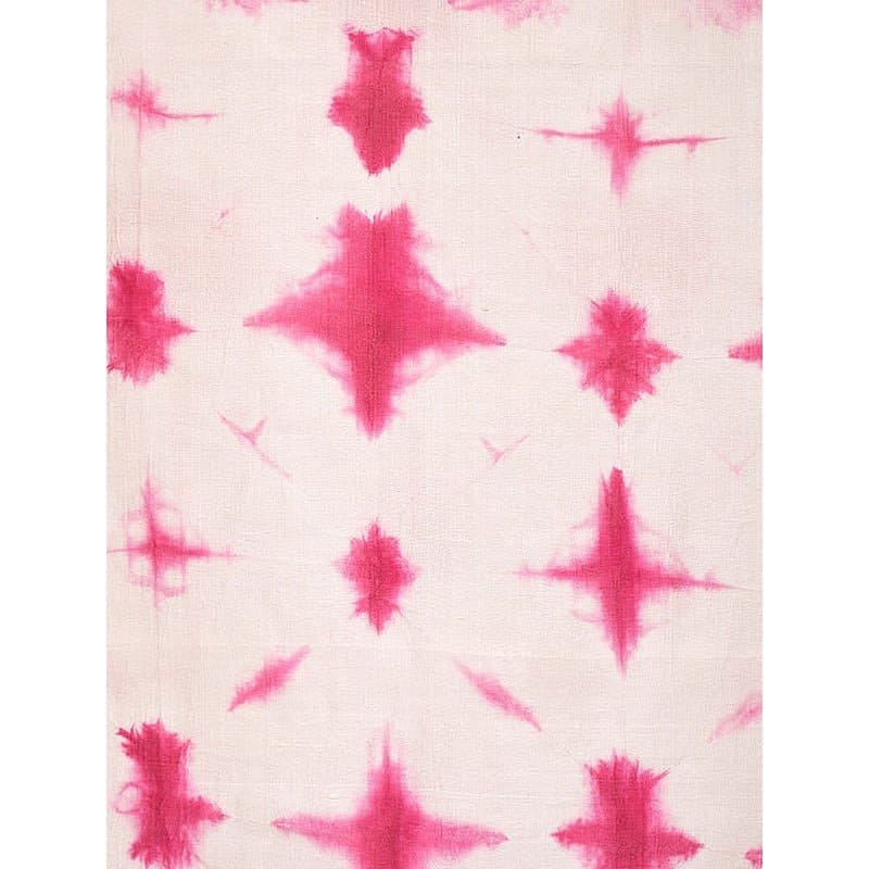 Tie Dye Silk Scarf - Pink - Charkha TalesTie Dye Silk Scarf - Pink