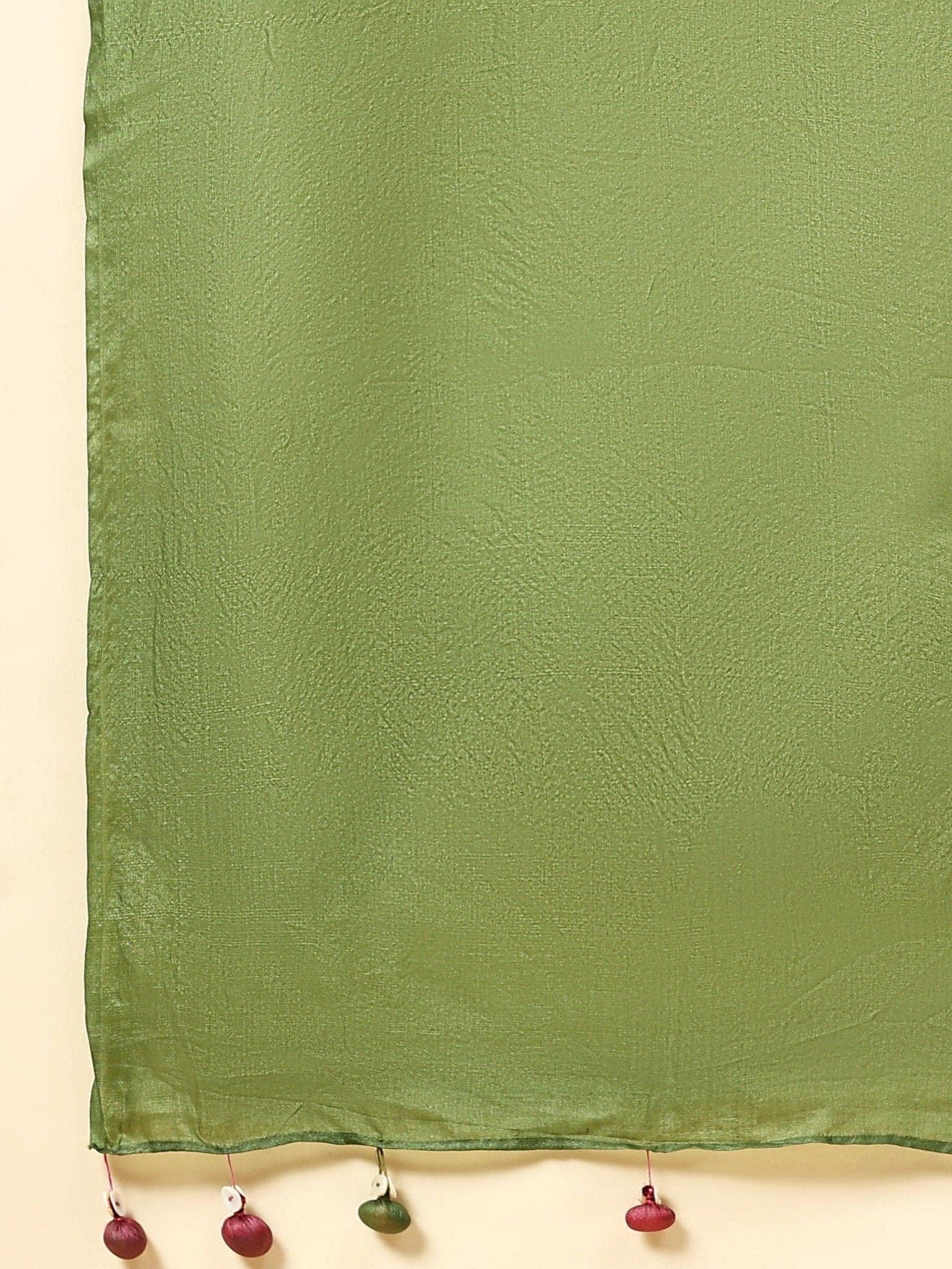Tussar Silk Sarees - Green & Pink - Charkha TalesTussar Silk Sarees - Green & Pink