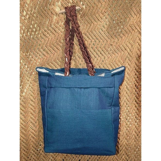 Upcycled Tote Handmade Bag - Charkha TalesUpcycled Tote Handmade Bag