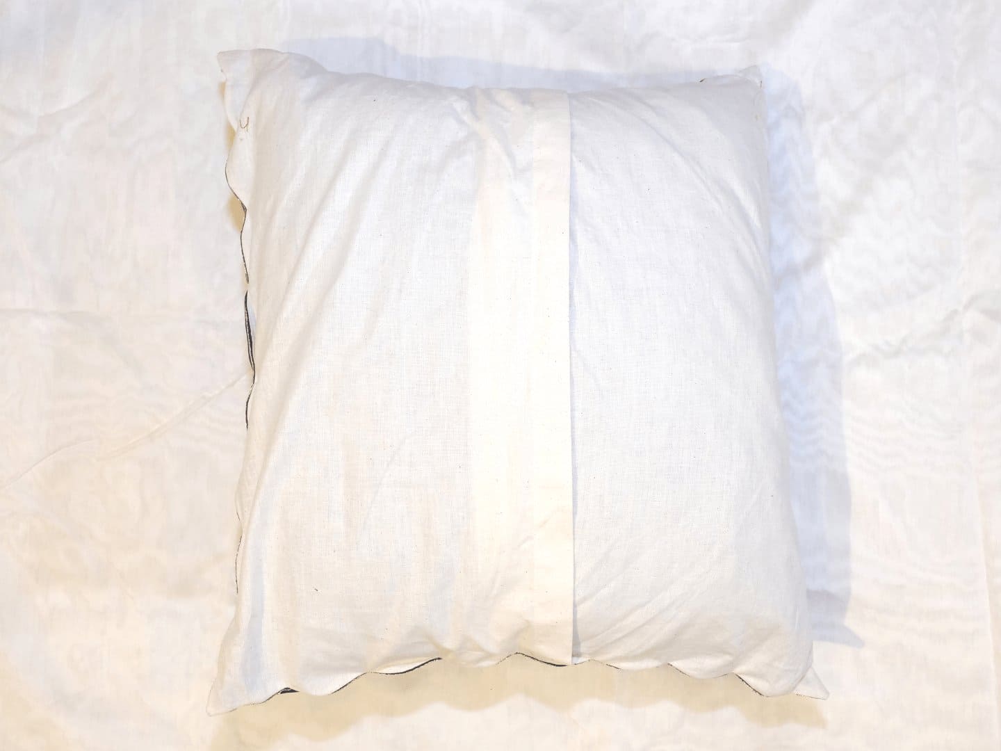 White & Blue Gota Cushions Cover - Charkha TalesWhite & Blue Gota Cushions Cover
